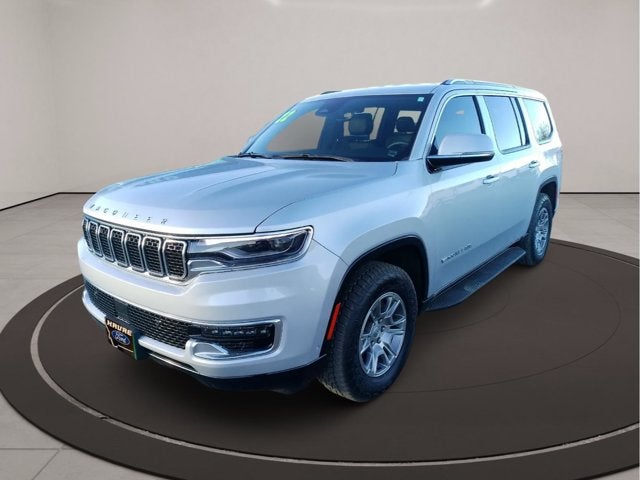 2022 Jeep Wagoneer Series I in Silver Zynith — front three-quarter view