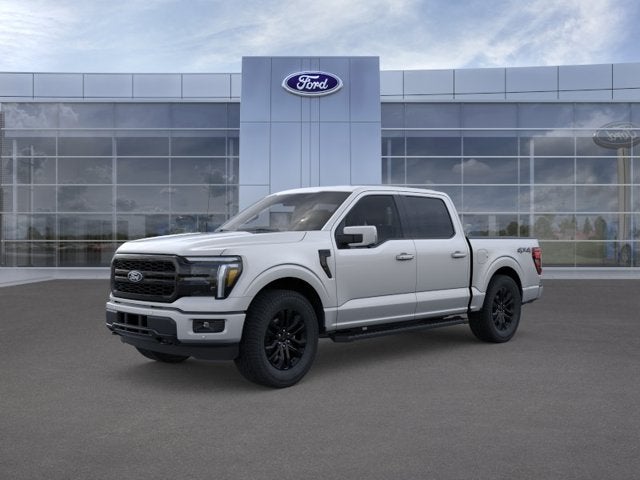 2025 Ford F-150 Lariat in Silver — front three-quarter view