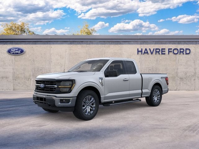 2026 Ford F-150 XLT in Iconic Silver Metallic — front three-quarter view